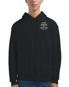 Custom Drag Hoodie — Black model front