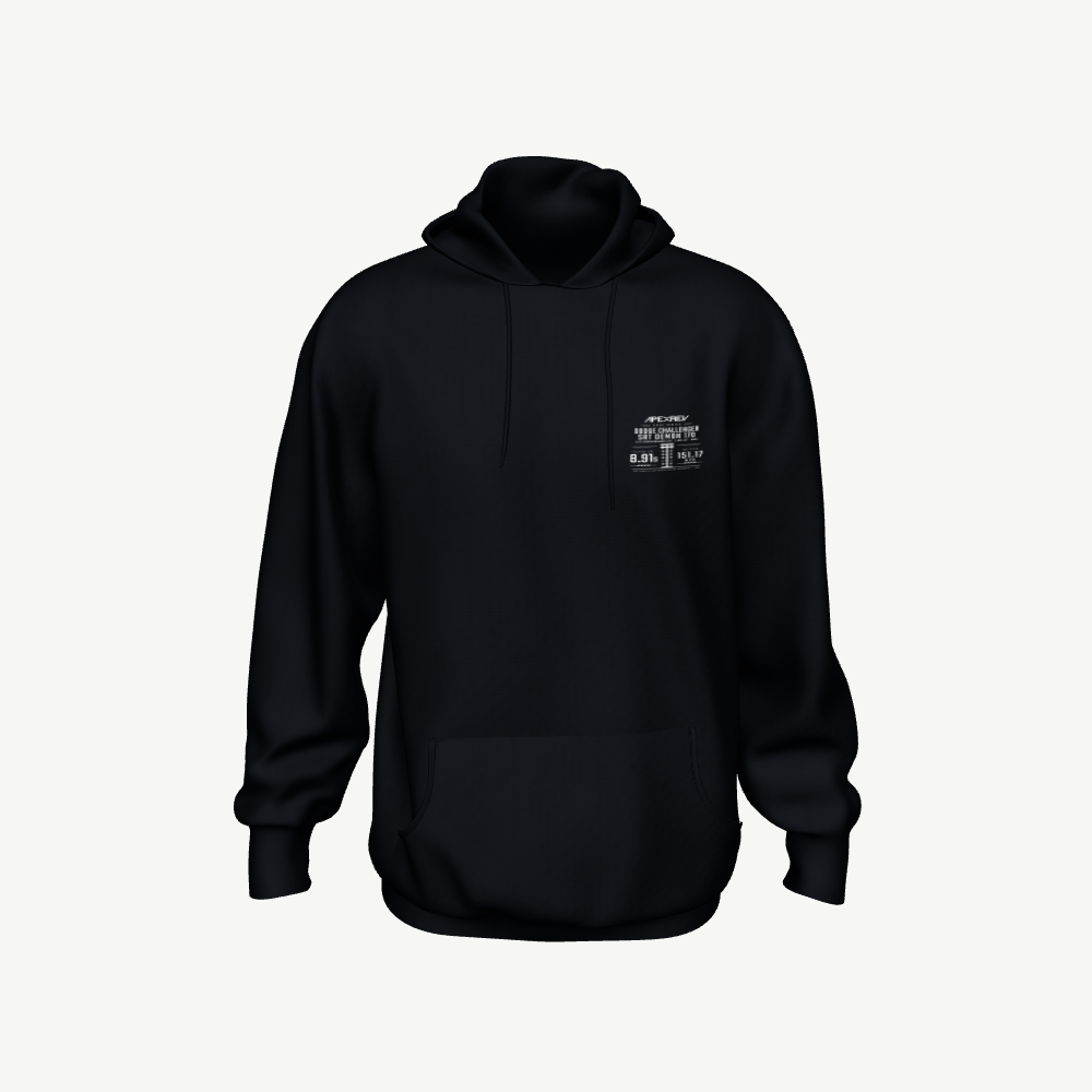 Custom Drag Hoodie personalized preview in black