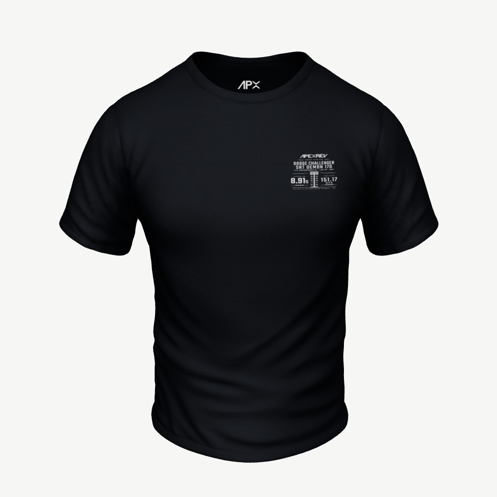 Custom Drag T-Shirt personalized preview in black