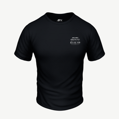 Custom Track T-Shirt personalized preview in black